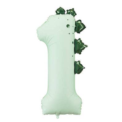 Dinosaur Number 1 Foil Balloon 36 in