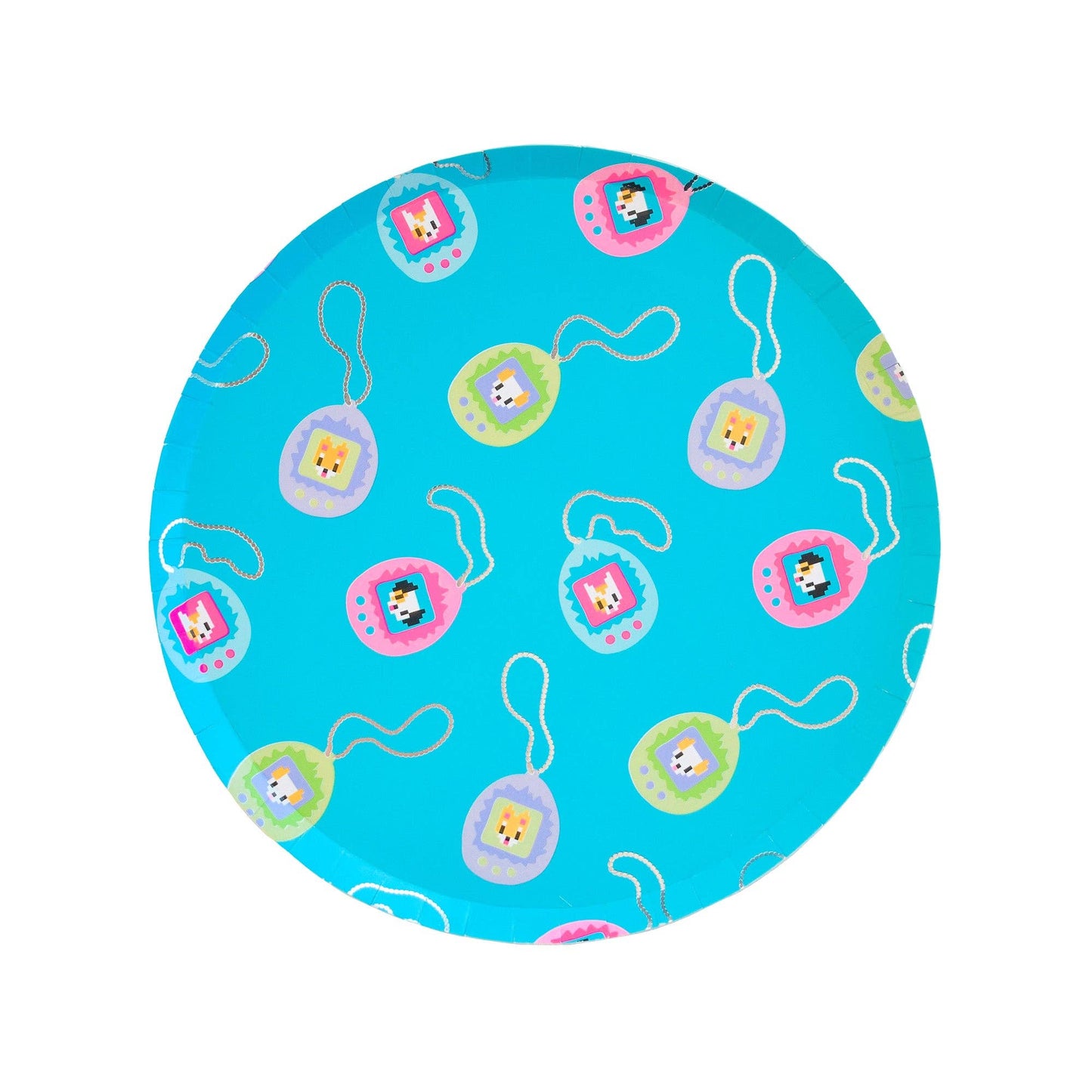 Y2K Valentines Pixel Pals Dessert Plates