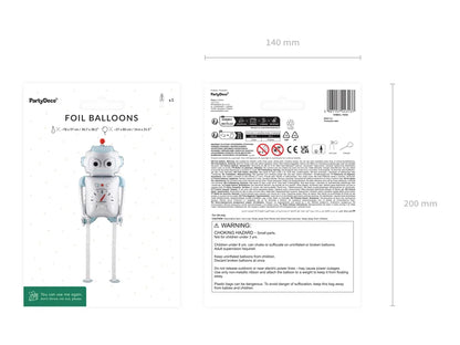 Foil Balloon Robot (37X80CM)