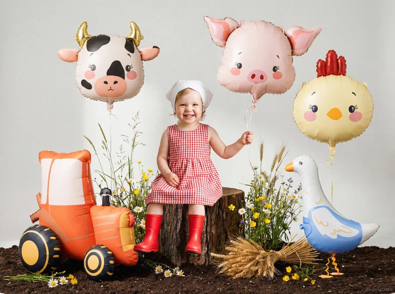 Standing Foil Balloon Tractor (72X63.5CM)