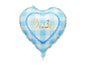 Foil Balloon Heart Baby Light Blue (35CM)