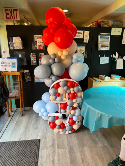 Custom Balloon Mosaic