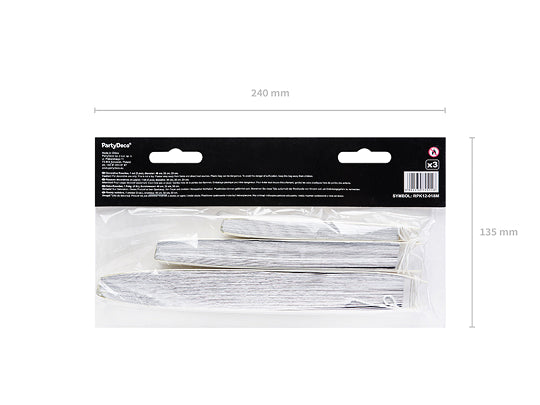 Decorative Rosettes- Silver