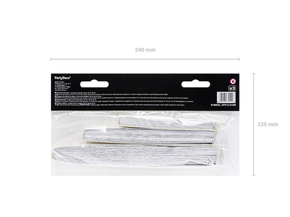 Decorative Rosettes- Silver