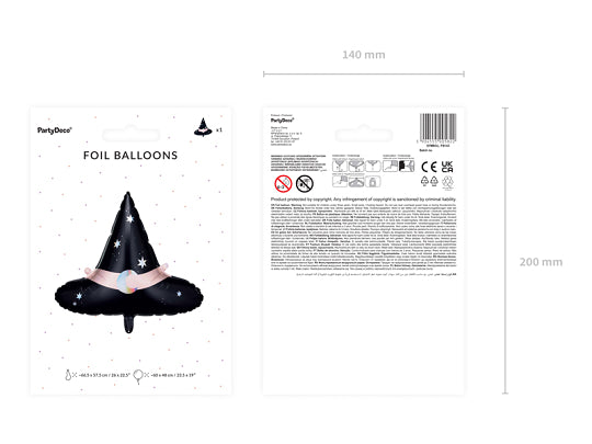 Foil Balloon Witch Hat