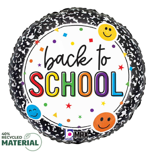 18” Back to School Smiley Composition