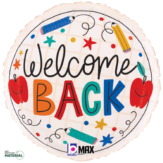18” Welcome Back Doodles
