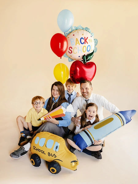 Foil Balloon Scalloped Tablet Back to School (52X52CM)