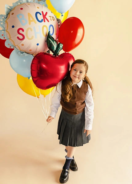 Foil Balloon Scalloped Tablet Back to School (52X52CM)