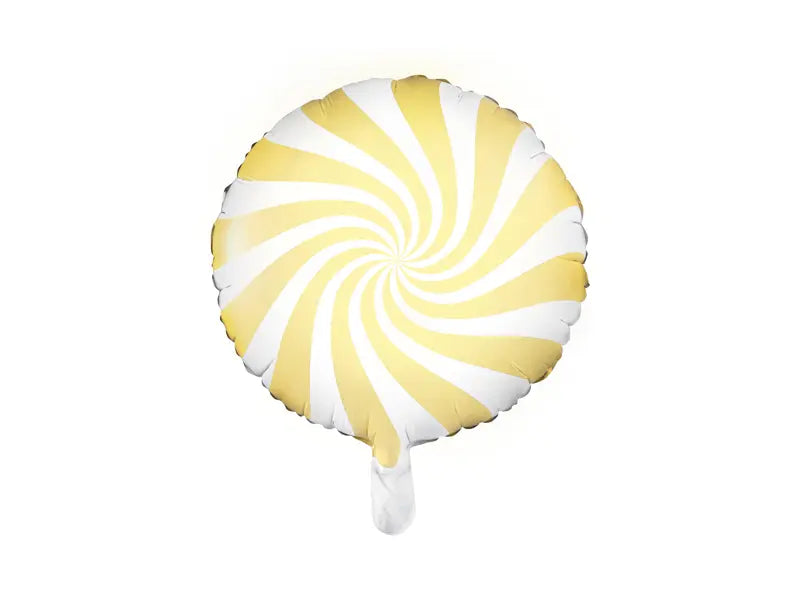 Foil Balloon Candy, Light Yellow
