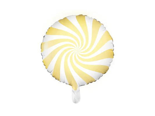 Foil Balloon Candy, Light Yellow
