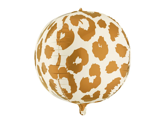Foil Balloon Cheetah Spots Ball