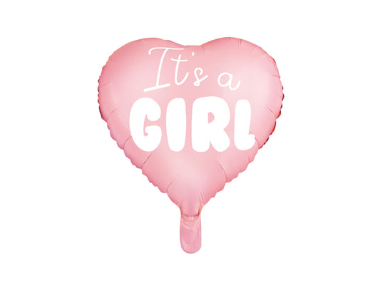 It’s A Girl Heart Balloon