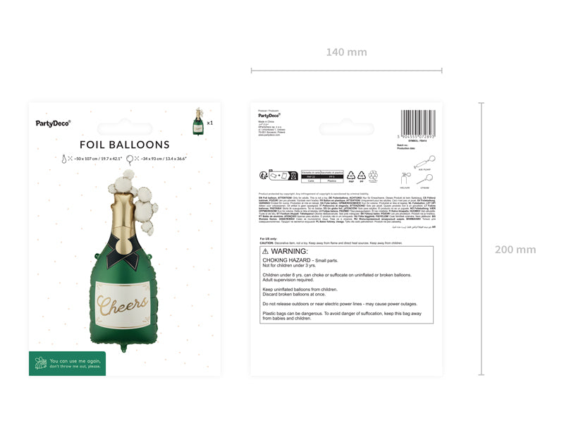 Foil Balloon Champagne
