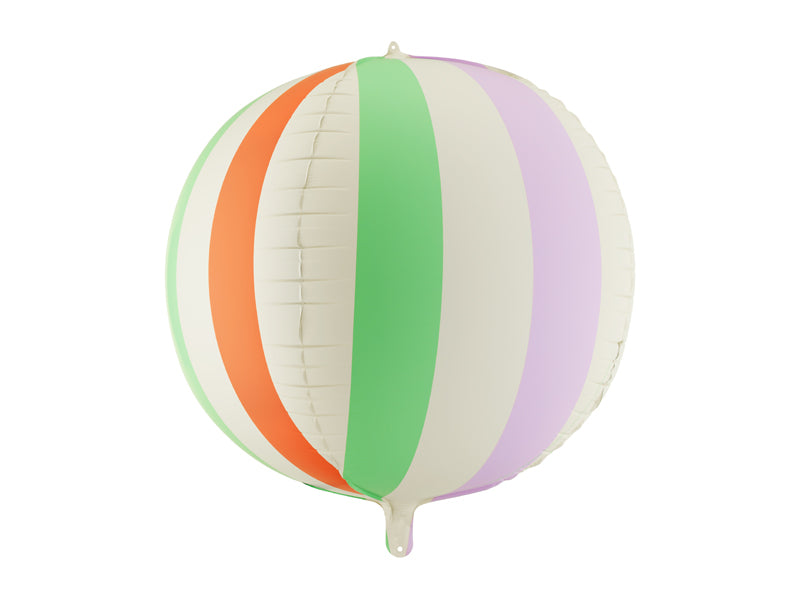 Foil Balloon Striped Ball Mix
