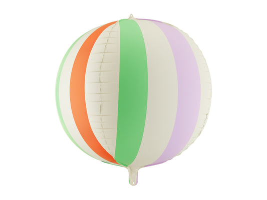 Foil Balloon Striped Ball Mix
