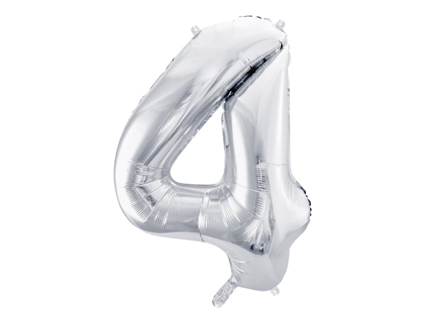 Foil Balloon Number Silver