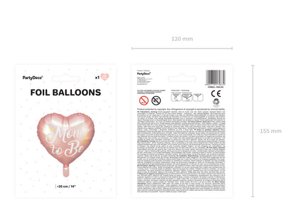 Mom to Be Balloon-Pink