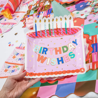 Birthday Wishes Dessert Plates