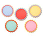 Rainbow Ric Rac Assorted Dessert Plates