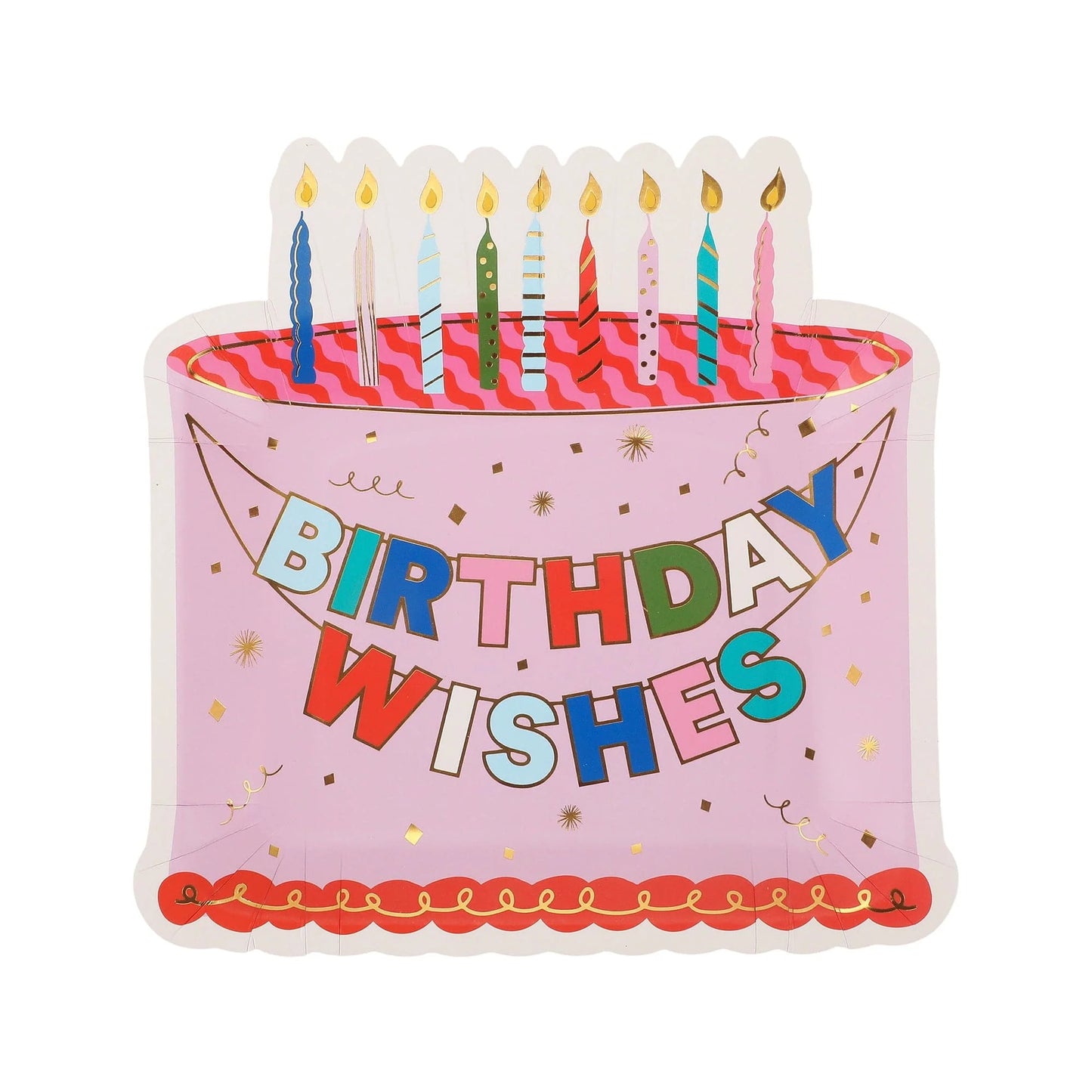 Birthday Wishes Dessert Plates