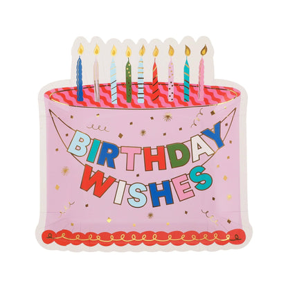 Birthday Wishes Dessert Plates