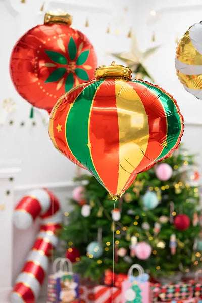 Foil Balloon Christmas Bauble Mix