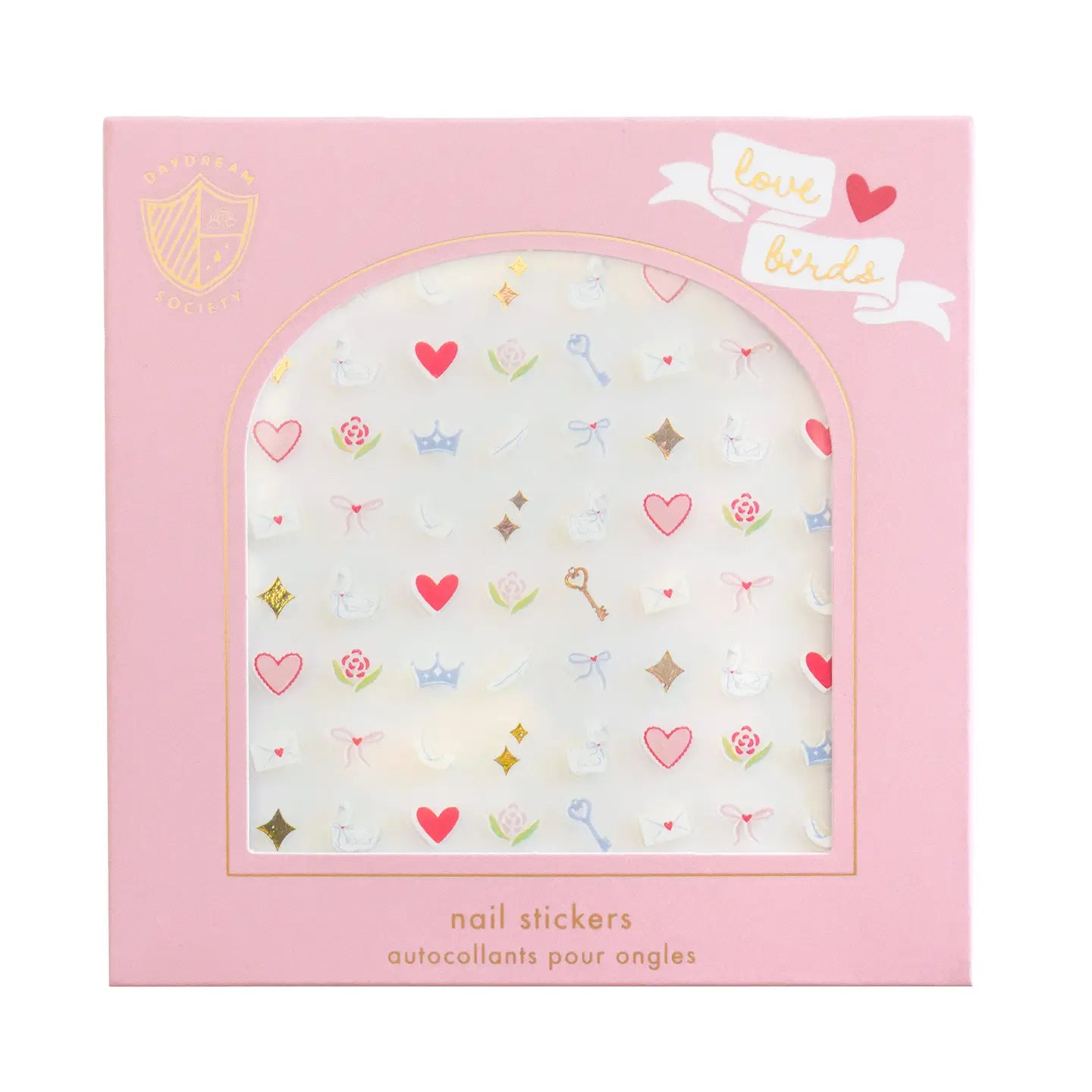 Love Birds Nail Stickers