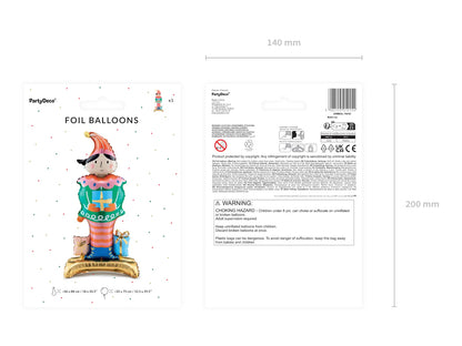 Standing Foil Balloon Elf