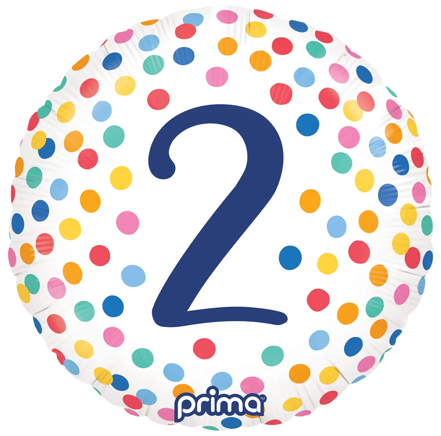 18” Round Happy Birthday Confetti Numbers 1-5
