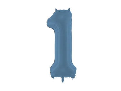 Foil Balloon Number Navy Blue