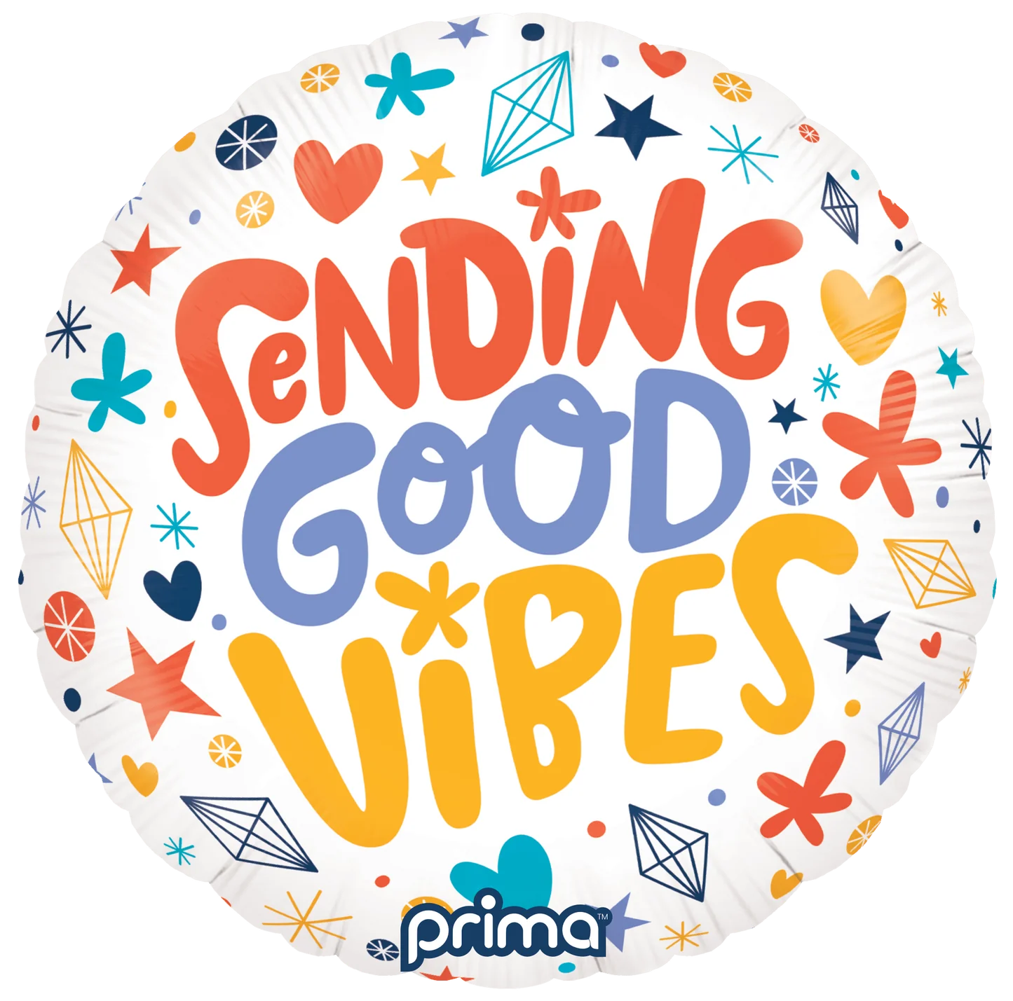 18” Round Sending Good Vibes