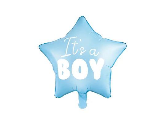 It’s A Boy Blue Star Balloon