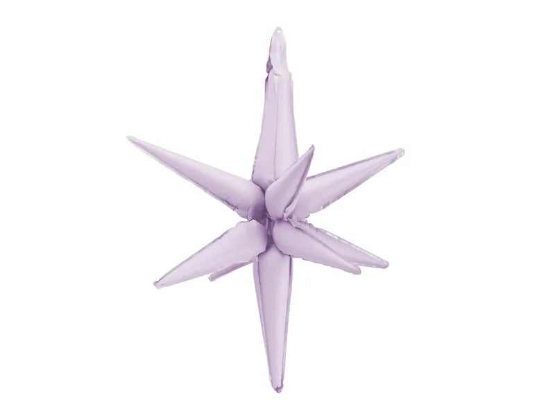 3D Foil Balloon Star Purple