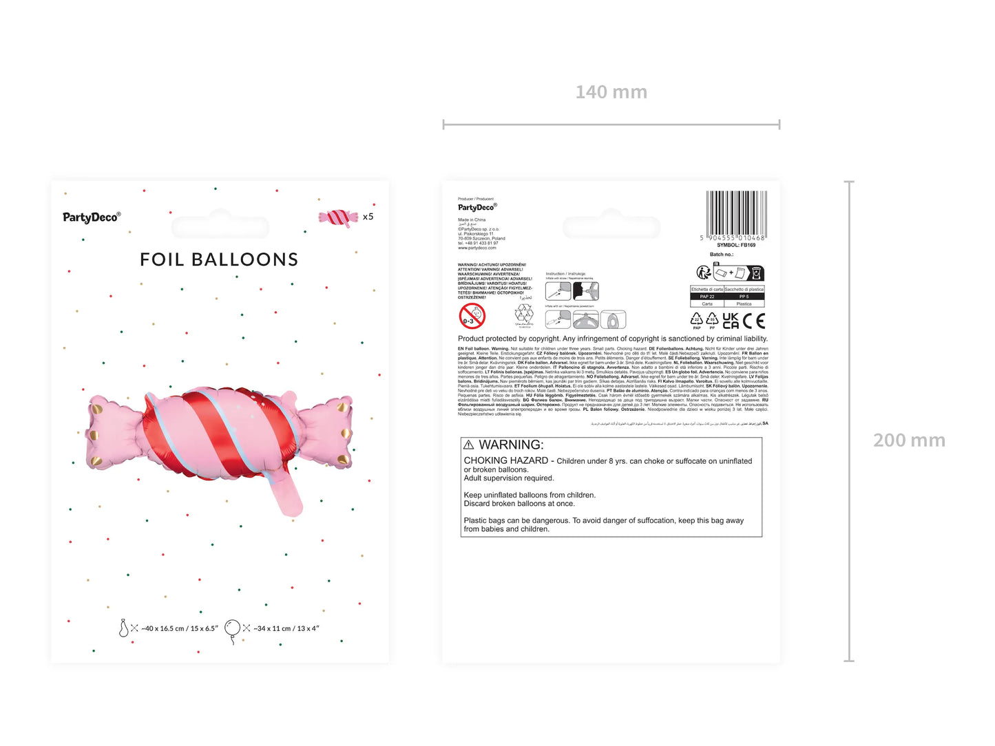 Foil Balloon Candy Mix