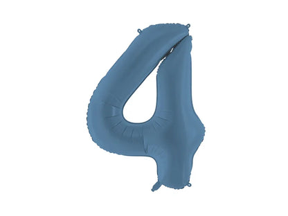 Foil Balloon Number Navy Blue