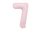 Foil Balloon Number Light Pink