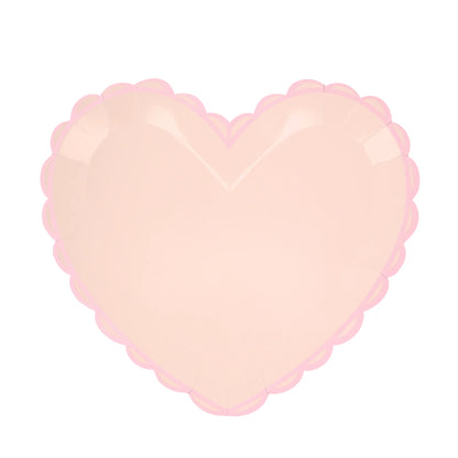 Pastel Heart Large Plates
