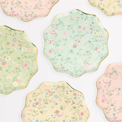 Laduree Paris Floral Side Plates