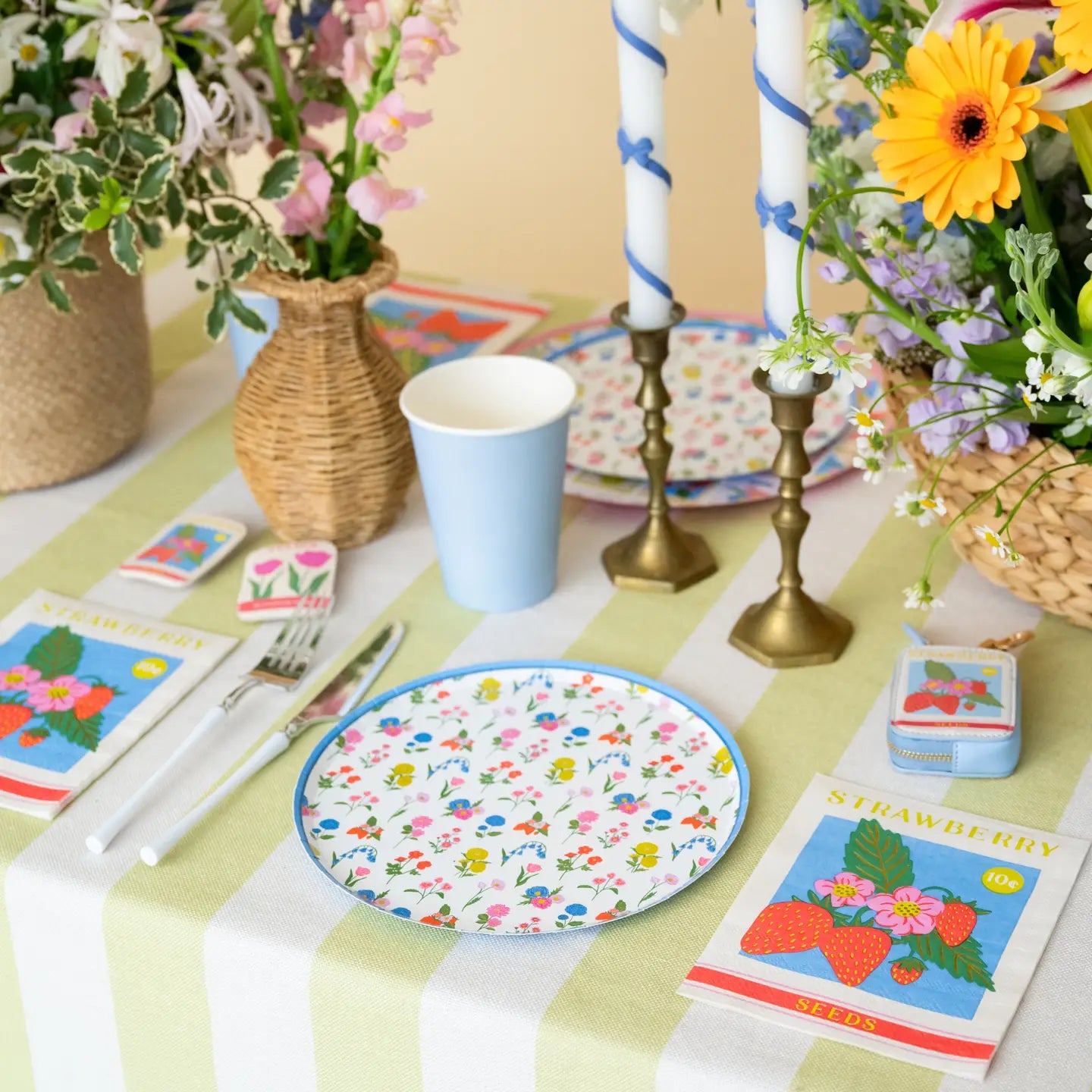 In Bloom Floral Dessert Plates