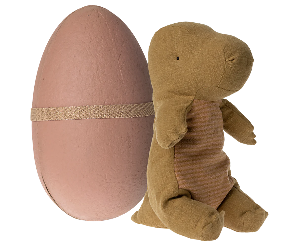 Gantosaurus in egg, Medium - Dark ocher
