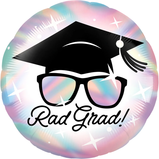 18" Round Colorful Rad Grad