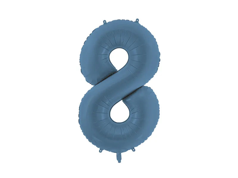 Foil Balloon Number Navy Blue