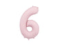 Foil Balloon Number Light Pink