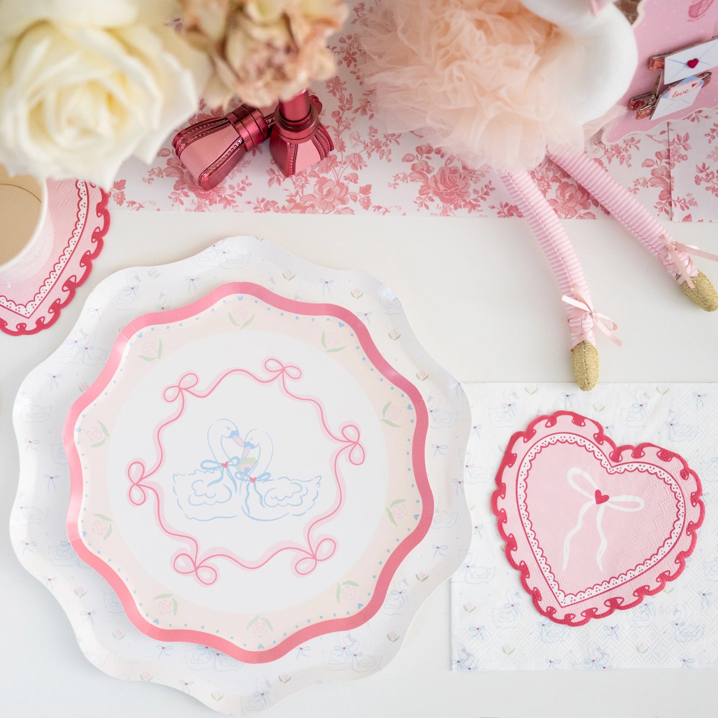 Love Birds Large Plates