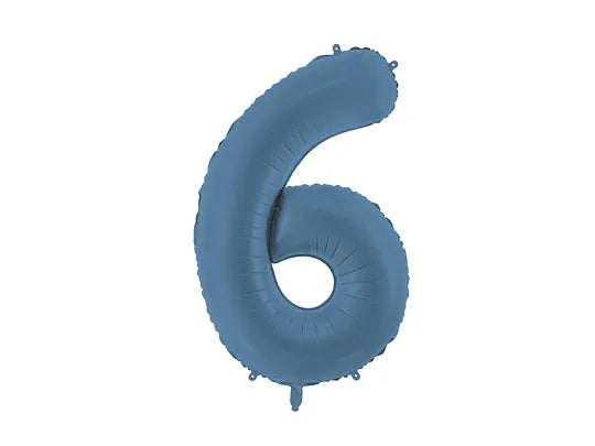 Foil Balloon Number Navy Blue