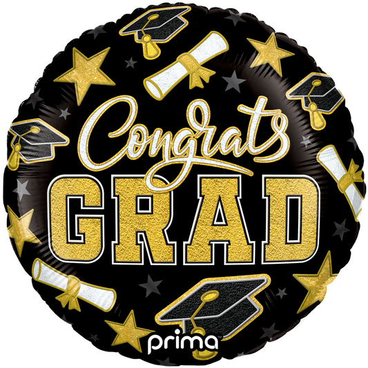18" Round Congrats Grad Patches