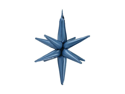 3D Foil Balloon Star Navy Blue