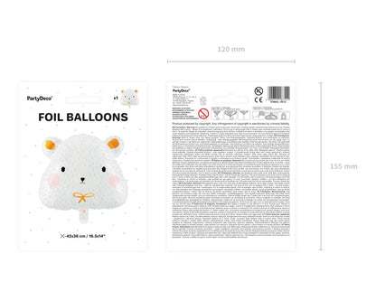 Foil Balloon Polar Bear