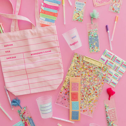 Book Club Confetti Clipboard